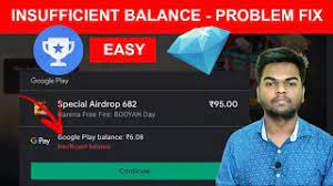 Use a google play gift code to go further in your favorite games like clash royale or pokemon go or redeem your code for the latest apps, movies, music, books, and more. Insufficient Balance Google Play Error Free Fire Google Rewards Insufficient Balance Problem Fix Youtube