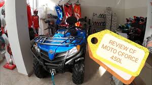 Review Ro Atv Cf Moto Cforce 450l Youtube