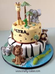 Jungle Animal Cake Animal Birthday Cakes Jungle Birthday Cakes Birthday Cake Kids