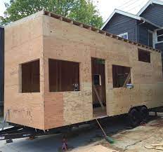 Shannon Black On Instagram Tiny House Build Hard To Believe I Started Less Than 2 Weeks Ago Tinyhouse Tinyh Tiny House Nation Tiny House Building A House