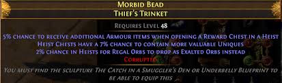 Thanks to riddle minister for this riddle. First Grand Heist Is The More Valuable Uniques Worth It Besides The Exalted Conversion R Pathofexile