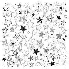 Big Set Of Hand Drawn Doodle Stars Black And White Isolated On Background Royalty Free Big Set Of Hand Dra Black And White Doodle How To Draw Hands Star Doodle