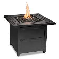 Check spelling or type a new query. Endless Summer 30 In W Black Weather Resistant Steel Lp Gas Outdoor Fire Pit With Electronic Ignition And Black Fire Glass Gad1423m The Home Depot