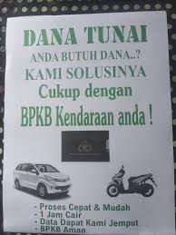 Di saat yang sama ketika anda menyerahkan bpkb asli untuk dijaminkan, anda akan segera mendapatkan pencairan dana hari itu juga. Gadai Bpkb Motor Dan Mobil Posts Facebook