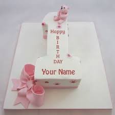 1st Birthday Cake For Baby Boy 1 Year With Name Online Birthday Cake Name Generator Namepix Birthday Cake Write Name Online Birthday Cake Cake Name
