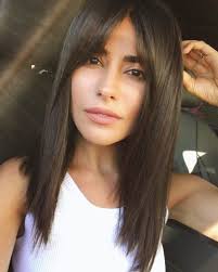 прическа на новый год на длинные волосы с челкой Udlinennaya Chelka Foto 8 Hair Lengths Medium Length Hair With Bangs Bangs With Medium Hair