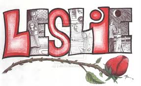 I Love The Name Leslie Status Cool Name Drawings Name Drawings Cool Names Letters And Numbers