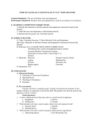 Food preparation utensils are a specific type of kitchen utensil, designed for use in the preparation of food. Semi Detailed 4a S Lesson Plan Tle Cookery Demo Kitchen Utensil Cookware And Bakeware