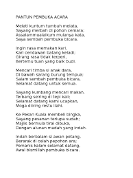 Urutan bacaan doa selamatan ini kami ambil dari berbagai sumber terpercaya. 29 Pantun Sambutan Selamat Datang Kata Bijak Kreatif