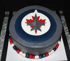 Show off your team spirit with officially licensed winnipeg jets wall decor from fathead. Winnipeg Jets Cake Hockey Cakes Dad Birthday Cakes Hockey Birthday