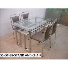 Create a new look in the dining room with a dining table base from kitchensource.com. Steel Dining Table Set At Rs 25500 Set Dining Room Table Set Dining Furniture Dining Furniture Set Contemporary Dining Room Set à¤¡ à¤‡à¤¨ à¤— à¤Ÿ à¤¬à¤² à¤¸ à¤Ÿ Steelam Kolkata Id 17725629155
