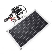 Camping solar panels are a must for camping these days. 20w Semi Flexible Solar Panel Dual Dc Output For Camping Outdoor Working