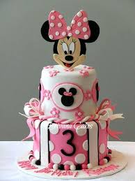 Mickey Mouse Birthday Cake Images For 3 Year Old Boy Minnie Mouse Cake 3 Minnie Mouse Birthday Cakes Minnie Mouse Cake Mickey And Minnie Cake