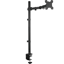 Amazon Com Wali Extra Tall Single Lcd Monitor Fully Adjustable Desk Mount Fits One Screen Up To 27 22lbs Weight Capacity M Lcd Monitor Adjustable Desk Lcd