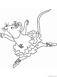 Free printable ballerina coloring pages. Angelina Ballerina Coloring Pages Tv Film Angelina Ballerina 12 Printable 2020 00130 Coloring4free Coloring4free Com