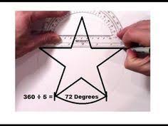 How To Draw A Perfect 5 Point Star What You Ll Need For The Perfect Star Pencil Eraser Protractor Black Marker Good Luck O Drawing Stars Wooden Stars Star Diy