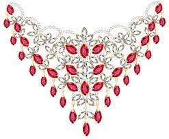 Transparent Diamond And Ruby Necklace Png Clipart Body Jewelry Earrings Pink Gemstones Gold Costume Jewelry Necklace