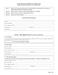 At least one of the witnesses cannot be a health care provider, employee, spouse, or heir of the provides that an individual may execute an advanced directive which notifies the attending physician. Free Utah Advance Directive Form Pdf Word Eforms