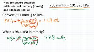 Some of the worksheets for this concept are pressure conversions name chem work 13 1, practice problems work answer key, temperature conversion work answers, temperature conversion work, unit. How To Convert Pressure Units Mmhg Kpa Youtube
