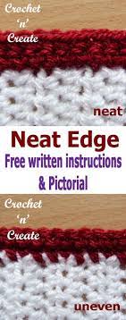Crochet Neat Edge Pictorial Crochet Blanket Edging Crochet Edging Crochet