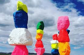 Try the themed dc rides like lex luthor: See Ugo Rondinone S Desert Installation Artnet News