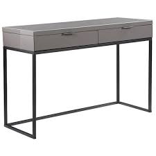 Taupe grey gloss is a great finish for bringing a crisp and contemporary look to a space, while still adding a sense of warmth. High Gloss Console Table