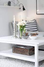 Styling Tips 5 Simple Items To Use In Any Space Decor Scandinavian Home Coffee Table White