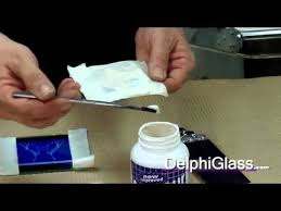 Its linked to it under the supplies list. Using Armour Etching Cream For Glass Projects Youtube