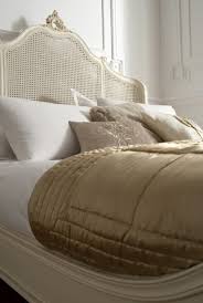 White wicker bedroom furniture uk. Rococo Soft White Bed Cane Panels Winsor Furniture