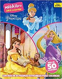 Princesas Disney Para Colorear Con Muestra