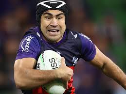 Melbourne storm center, justin olam proving a handful for the new zealand warriors. 2wrq9cdrcr1e6m