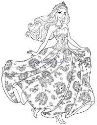 Barbie on a stool in the summer. 40 Barbie Coloring Pages For Kids