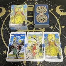 Outdoor Tarot and Oracles Card Deck for Fate Predictions and Divination |  English Italian Spanish French German Languages | Playmat Included