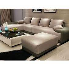 Modern l shape sofa design for living room. Wooden Modern Leather L Shape Sofa Set Living Room Back Style Cushion Back Rs 26500 Set Id 22040392362