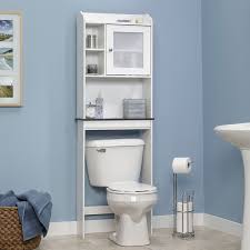 Sauder Caraway Bathroom Floor Cabinet White Bathroom Floor Cabinets Over The Toilet Cabinet Toilet Shelves