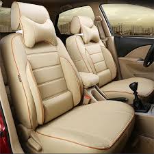 Fuax Leather Cover Seats For Nissan Patrol Seat Covers Sets For Cars Accessories Seats Cushion Covers Supprots C Car Seats Leather Car Seat Covers Leather Seat