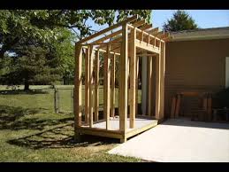 Complete material list + tool list. How To Build A Lean To Style Storage Shed Youtube