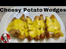 Kfc cheesy potato wedges in malaysia. Cheesy Potato Wedges Kfc Style Cheesy Potato Wedges Along With Cheese Sauce Recipe Cheese Sauce Youtube