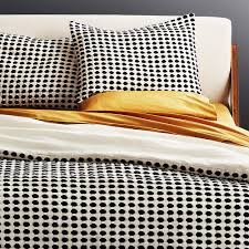 Looking for a good deal on bed set black and white? Estela Black And White Full Queen Organic Cotton Duvet Cover Reviews Cb2