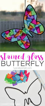Dec 23, 2020 · start by making a roll with the coloured paper of your choice. Stained Glass Butterfly Craft Typically Simple