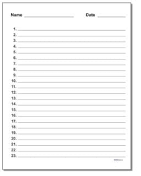 Printable writing paper templates for primary grades. Handwriting Paper