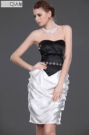 This short black wedding dress has received over 2500 reviews and the majority are glowing. Formal Wedding Party Dress Designer Sheath Black White Short Mother Of The Bride Dress Mother Of Bride Mother Of Bride Dressmother Of The Bride Aliexpress