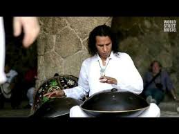 The Sound Of Silence With Hang Drum Hd Drum Music Drums Street Musician