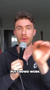 learning when to do crowd work 🤔 #standupcomedy