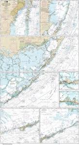 11451 florida keys miami to marathon and florida bay nautical chart