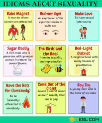 10 Useful Sexuality Idioms Phrases And Sayings 7 E S L English Phrases Idioms And Phrases Idioms