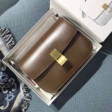 Celine Classic Box Caramel Colour Calfskin Medium Bag Celine Classic Box Caramel Color Medium Bags