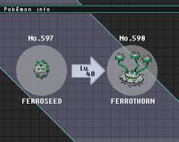 what level does ferroseed evolve into ferrothorn