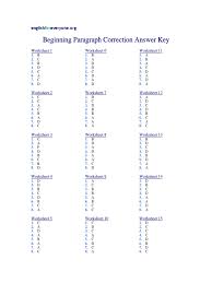 The connected and slanted letters will be quite simple to form once the many shapes re learnt well. Beginning Paragraph Correction Answer Key