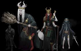 Posting elden ring art when i feel like it: Artstation The Three Norns Elden Ring Contest Submission Leandro Selier Irish Mythology Creatures Fantasy Concept Art Irish Mythology